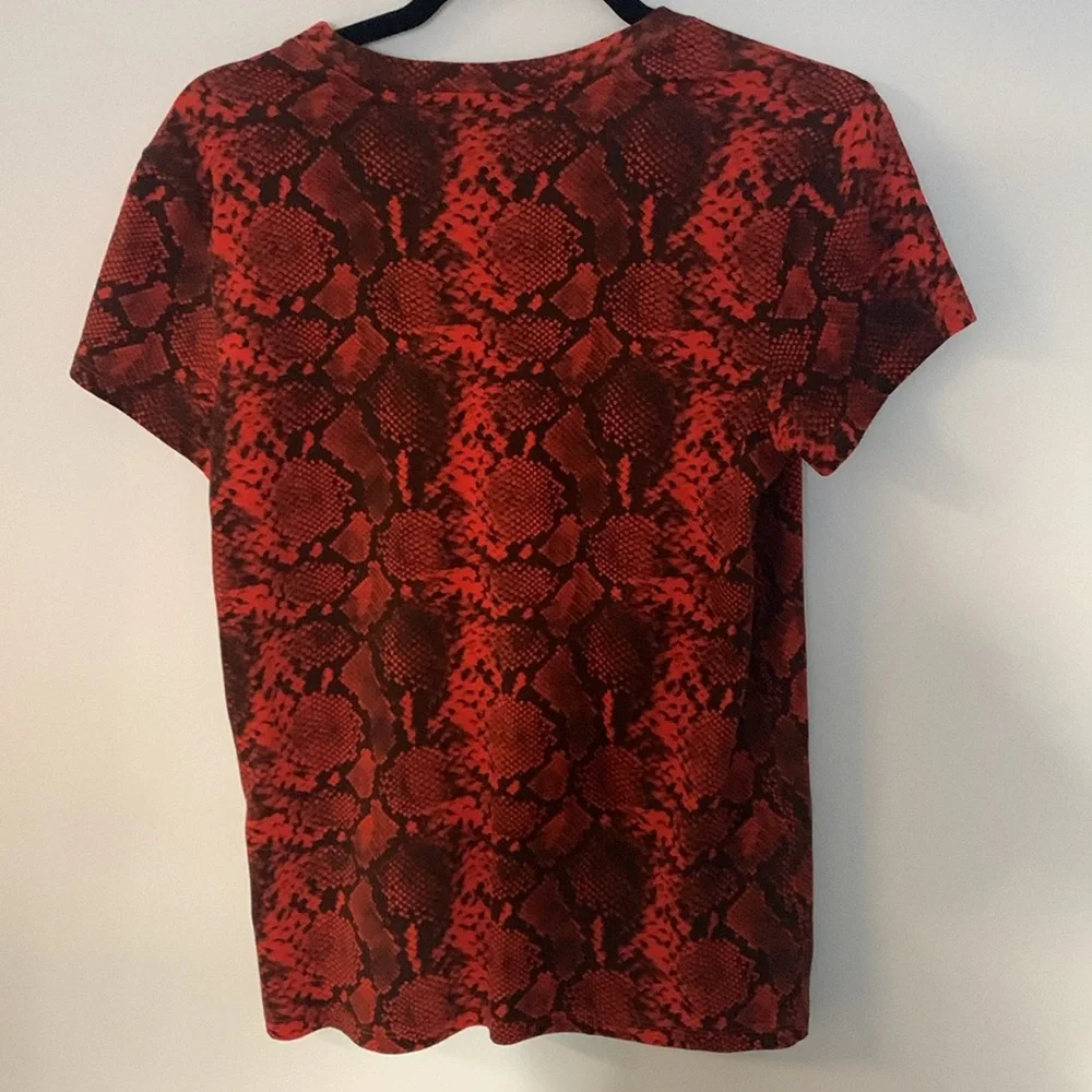 Pam & Gela snake print tee. Size S. NWT - Picture 3 of 4